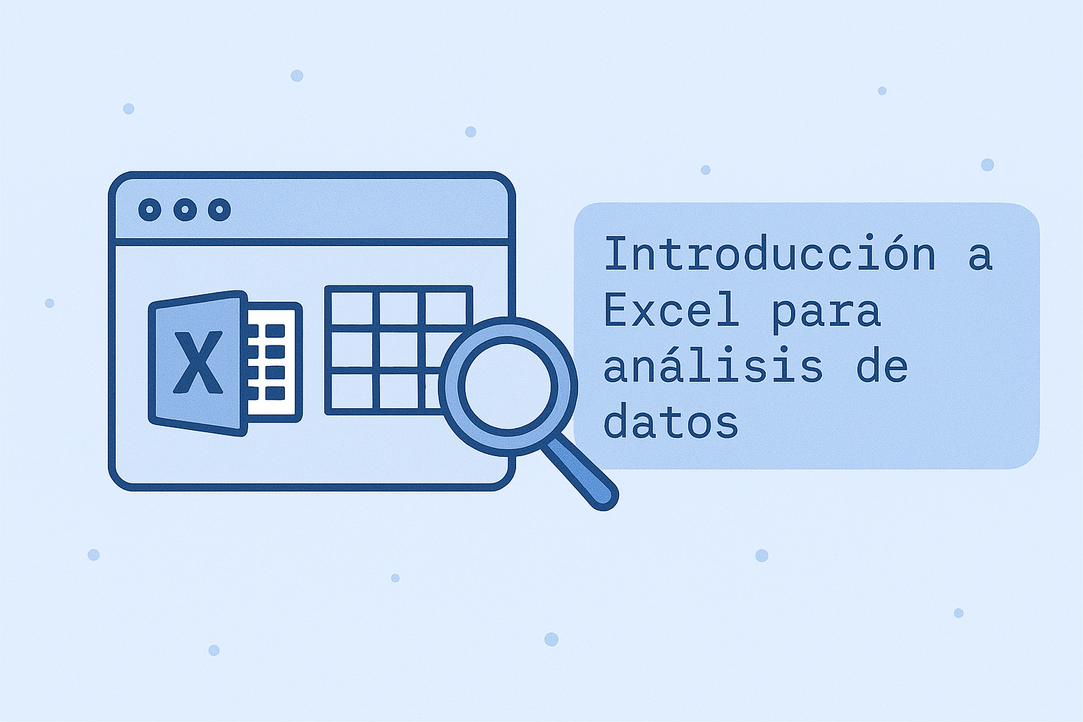 Introducción a Excel para análisis de datos